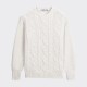 Aran Merino Crewneck : Écru 