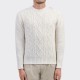 Aran Merino Crewneck : Écru 