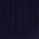 Aran Merino Crewneck : Navy 