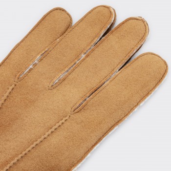 Gants Shearling  : Camel