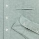 Chemise Col Boutonné Oxford : Vert