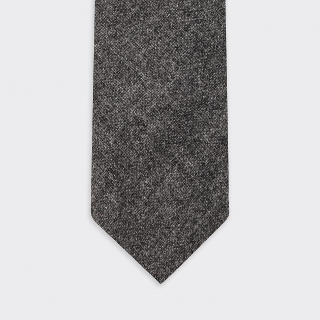 Cravate Cachemire : Gris 