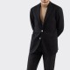 Blazer en laine : Noir