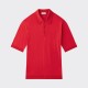 Polo Manches Courtes Coton : Rouge