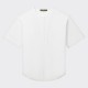 T-shirt Col « Henry » : Blanc