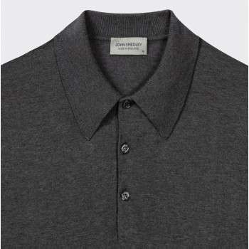 Polo Manches Courtes Coton : Gris Anthracite