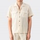 Chemise Camp Collar : Écru