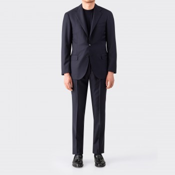 Wool Twill Suit : Dark Navy