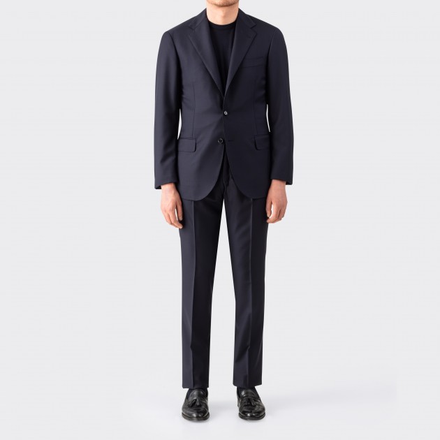 Costume Serge de Laine : Marine Foncé 