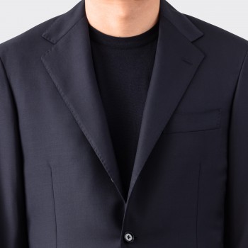 Wool Twill Suit : Dark Navy