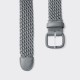 Woven Elastic Belt : Pearl Grey