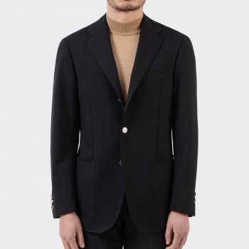 Blazer en Laine "Fox Brothers"  : Noir