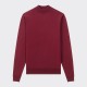 Merino Wool Mock Neck Sweater : Burgundy