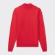 Merino Wool Mock Neck Sweater : Red