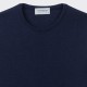 Merino Wool Crewneck : Navy