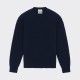 Brushed Wool Crewneck Knit : Dark Navy