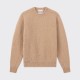 Brushed Wool Crewneck Knit : Camel