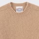 Brushed Wool Crewneck Knit : Camel