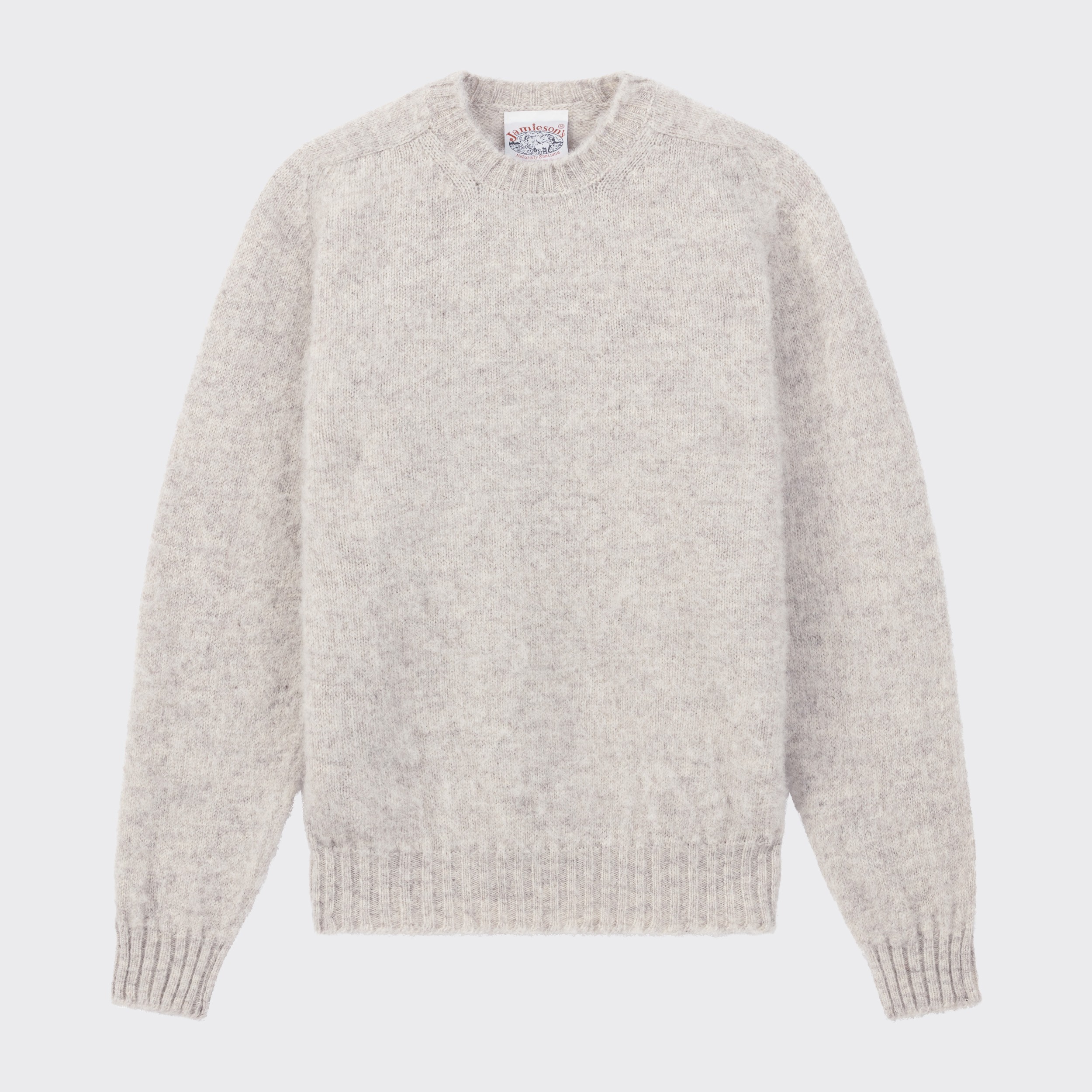 Pull enfant en laine shetland chambray