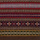 Pull Col Rond Fair Isle : Marron