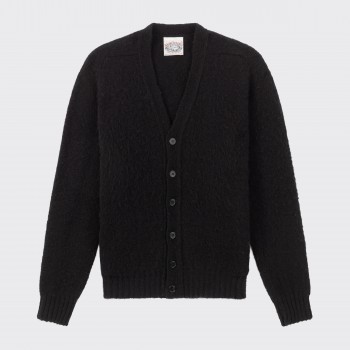 Only for BEIGE : Brushed Wool Cardigan : Black