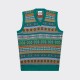 Crazy Fair Isle : Turquoise