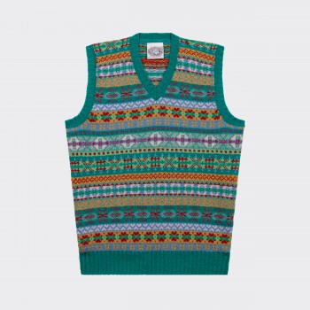 Crazy Fair Isle : Turquoise