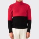 Submariner Roll Neck : Black/Red