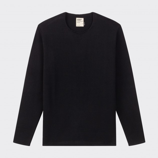 Pull Mérinos : Noir