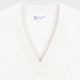 Cashmere V-neck Sweater : Polar White