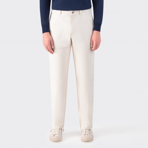 Pantalon « Eddie » : Ecru