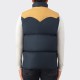 Down Vest : Navy/Sky Blue  