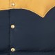 Down Vest : Navy/Sky Blue  