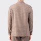 Dogtooth Merino Wool Teba Jacket : Beige  