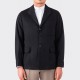 Camel Hair Teba Jacket : Black