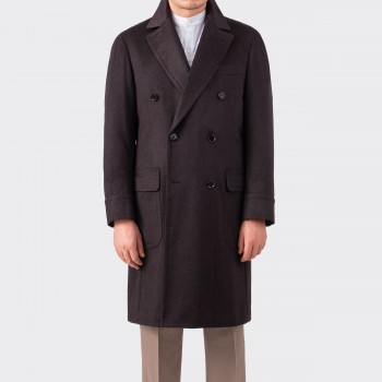 Only for BEIGE | Cashmere Polo Coat : Brown