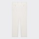 Pleated Cavalry Twill Trousers : White