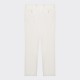 Pleated Cavalry Twill Trousers : White