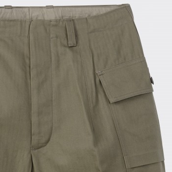Pantalon Cargo : Olive 