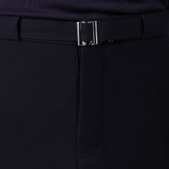 Belted Trousers : Navy 