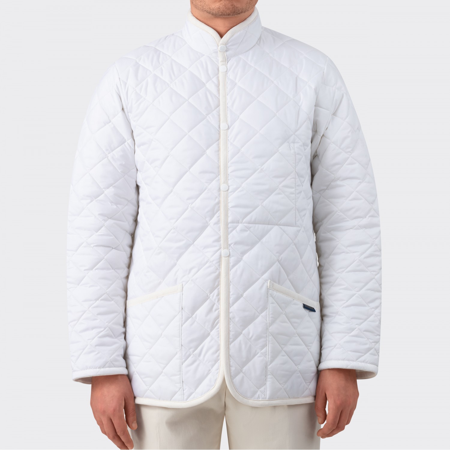 White quilted jacket clearance