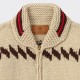 Cowichan Sweater : Beige/Black/Red