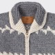 Cowichan Sweater : Grey/Ecru/Brown