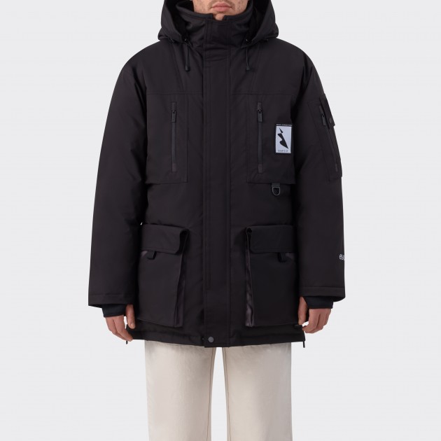 Parka Beige Expedition : Noir