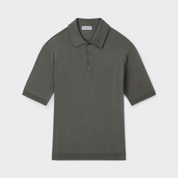 Polo Manches Courtes Coton : Olive