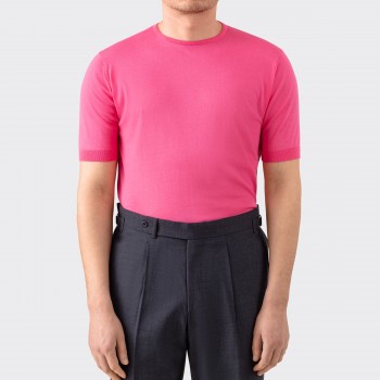 T-shirt Cotton Polo Shirt : Sherbet