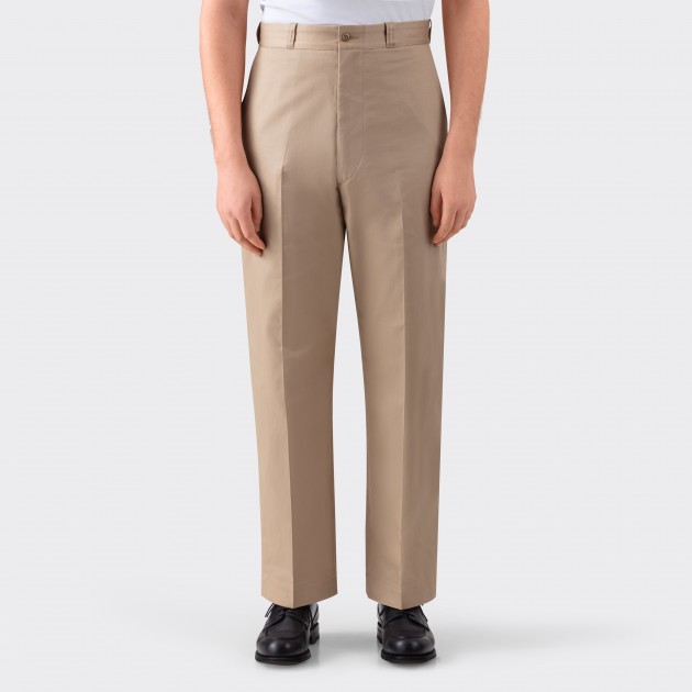 Civilman Trousers - Khaki Cotton Drill — The Anthology