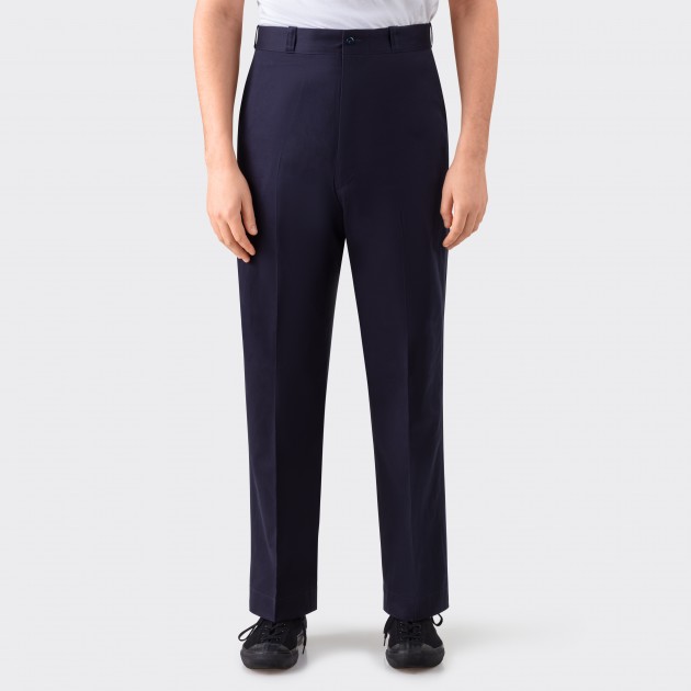 1963 Cotton Twill Trousers : Navy 