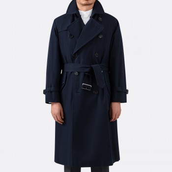 “AL II” Trench Coat : Navy