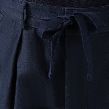 “Alain” Canvas Trousers : Navy
